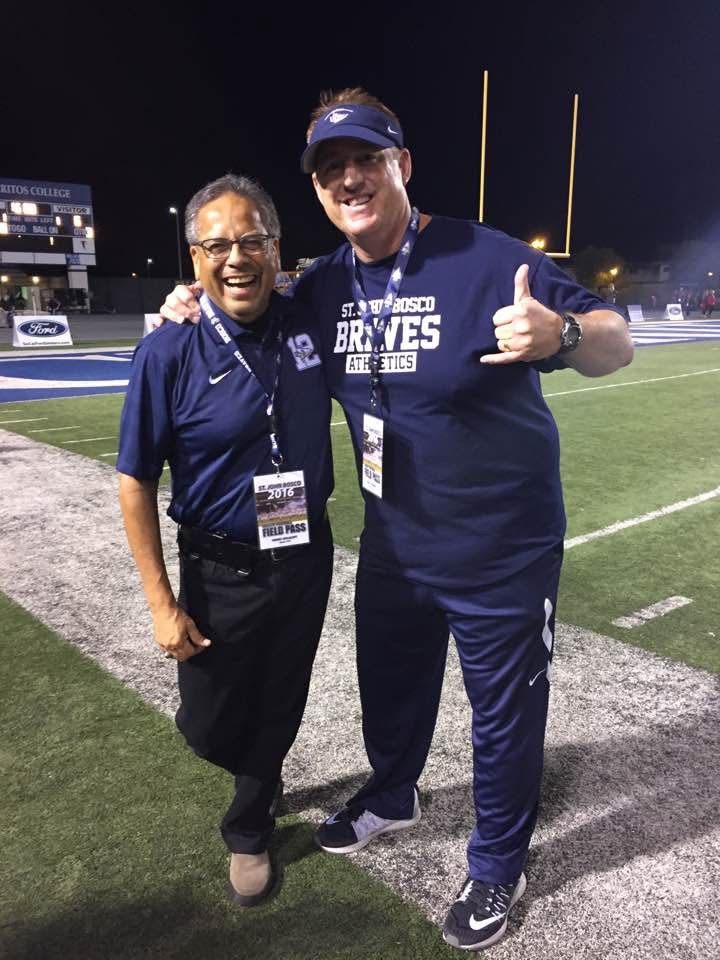 Paulo at St. John Bosco football game